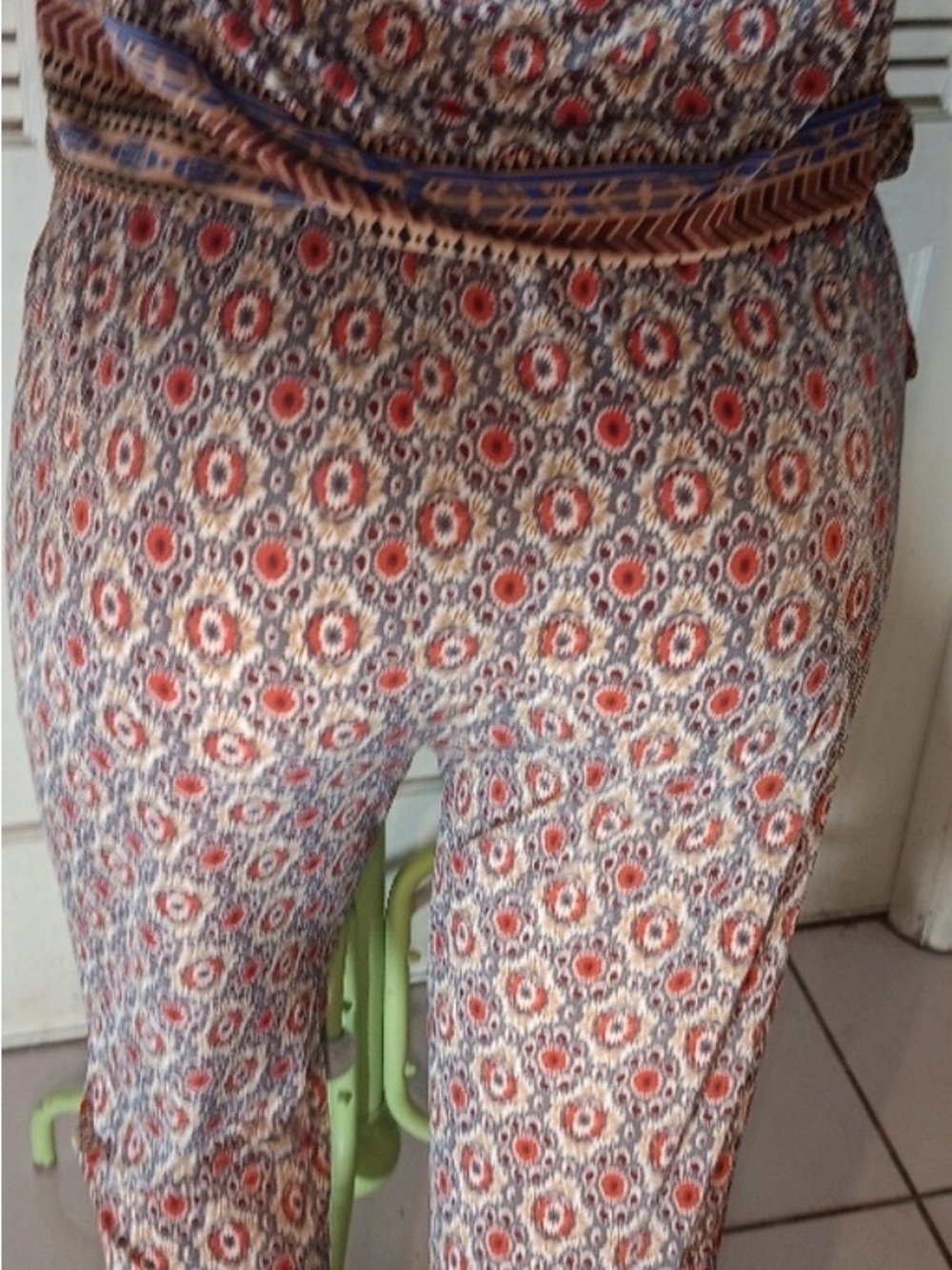 Funky, Colorful Jumpsuit, Excellent Condition, Size Large - Picture 7 of 9